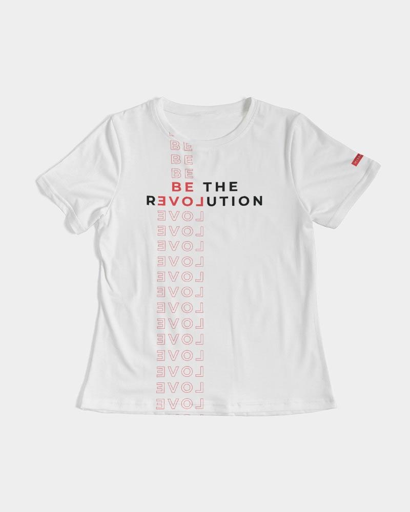Be the rEVOLution Women's T-Shirt (White) T-Shirt Myrrh and Gold