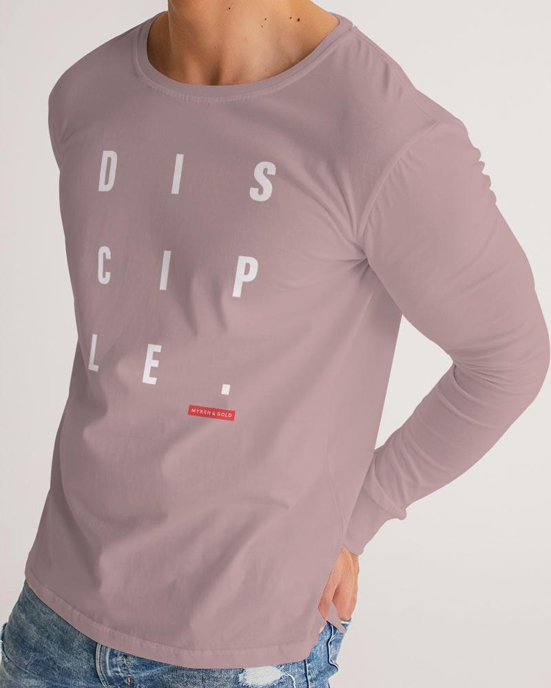Disciple Men's Long Sleeve Tee (Tuscany Pink) Long Sleeve T-Shirt Myrrh and Gold