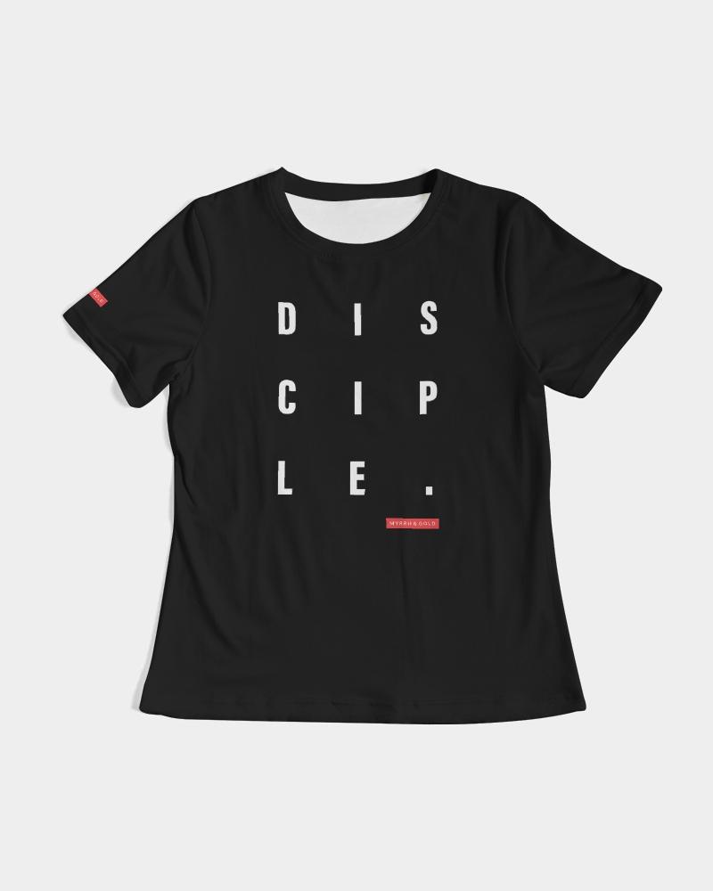 Disciple Women's T-Shirt (Black) T-Shirt Myrrh and Gold
