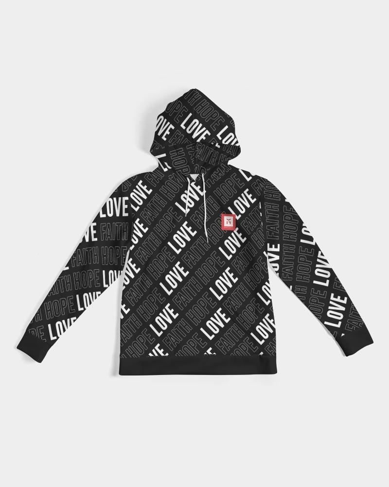 Faith Hope Love Men's Hoodie (Black) Hoodie Myrrh and Gold