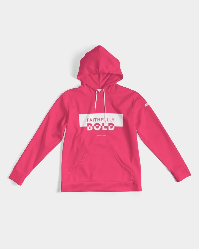 Faithfully Bold Boxed Men's Hoodie (Radical Red) Hoodie Myrrh and Gold