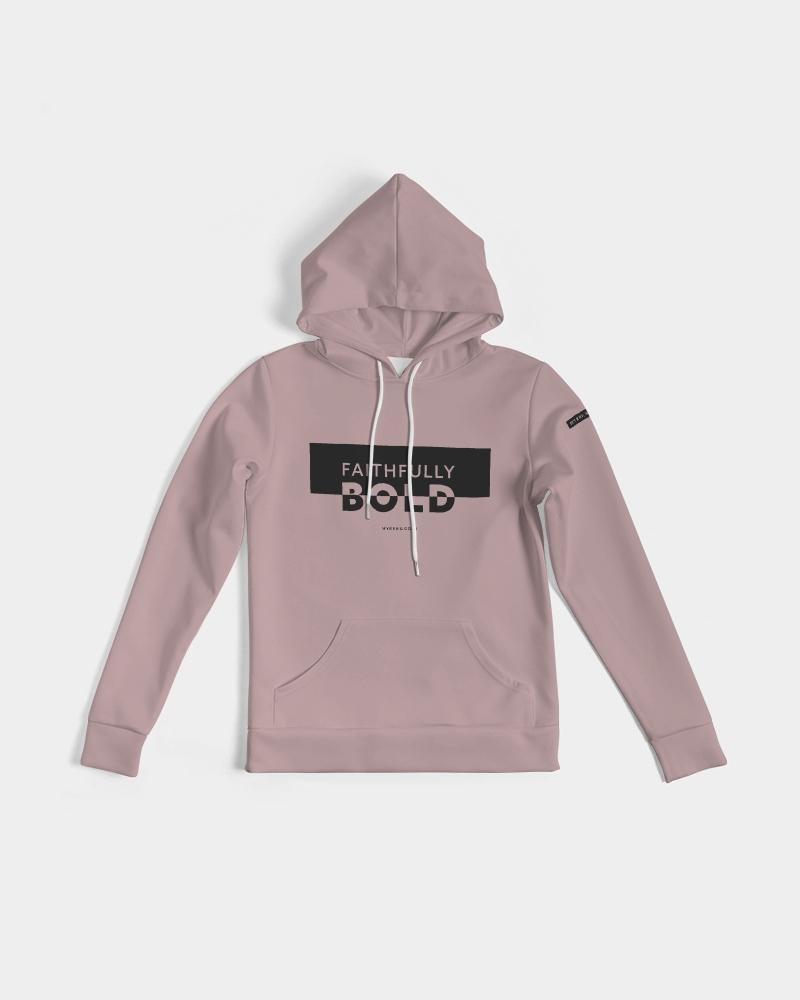 Faithfully Bold Boxed Women's Hoodie (Tuscany Pink) Hoodie Myrrh and Gold