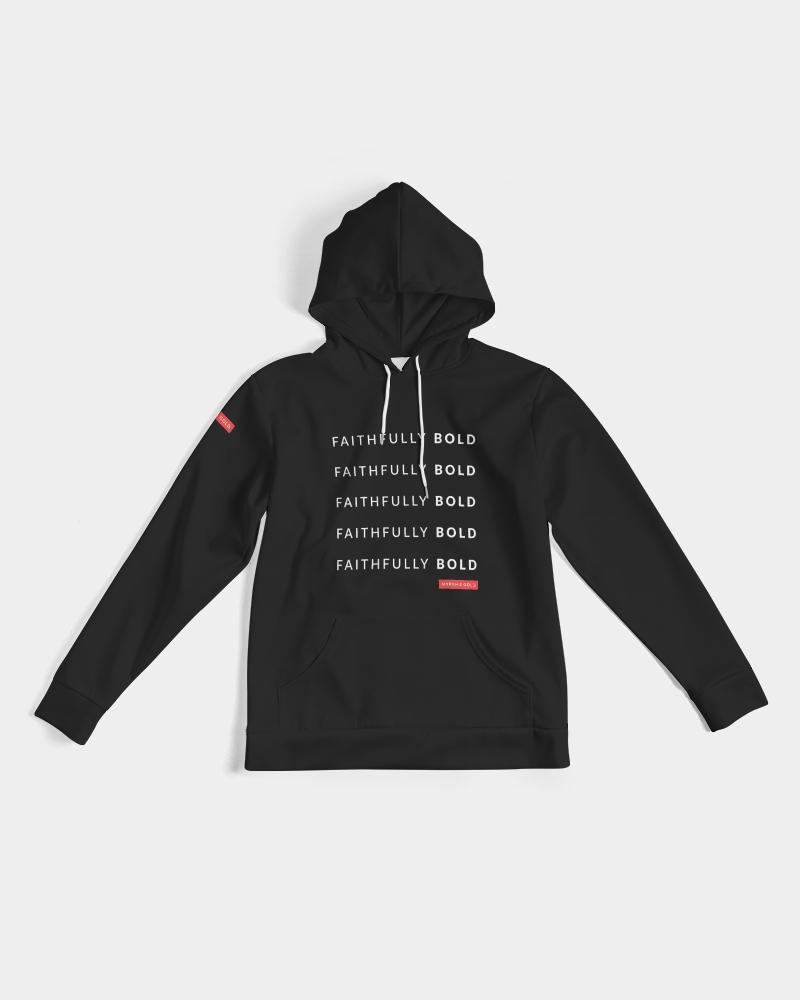 Faithfully Bold Men's Hoodie (Black) Hoodie Myrrh and Gold