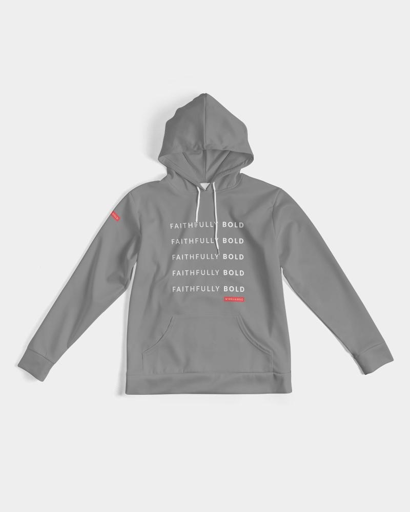 Faithfully Bold Men's Hoodie (Grey) Hoodie Myrrh and Gold