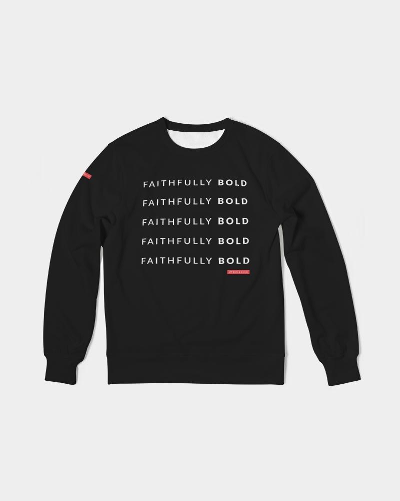 Faithfully Bold Men's Pullover (Black) Pullover Myrrh and Gold