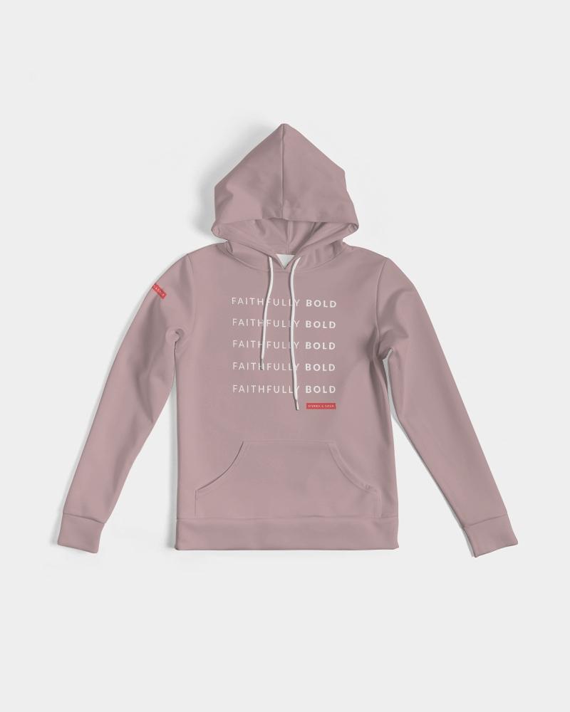 Faithfully Bold Women's Hoodie (Tuscany Pink) Hoodie Myrrh and Gold