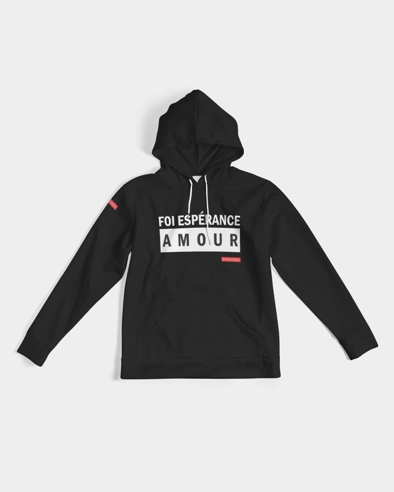 Foi Esperance Amour Men's Hoodie (Black) Hoodie Myrrh and Gold