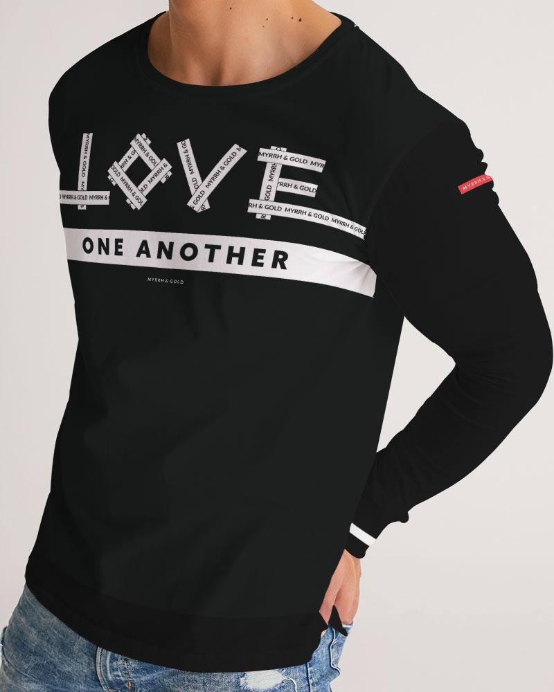 Love One Another Men's Long Sleeve Tee Long Sleeve T-Shirt Myrrh and Gold
