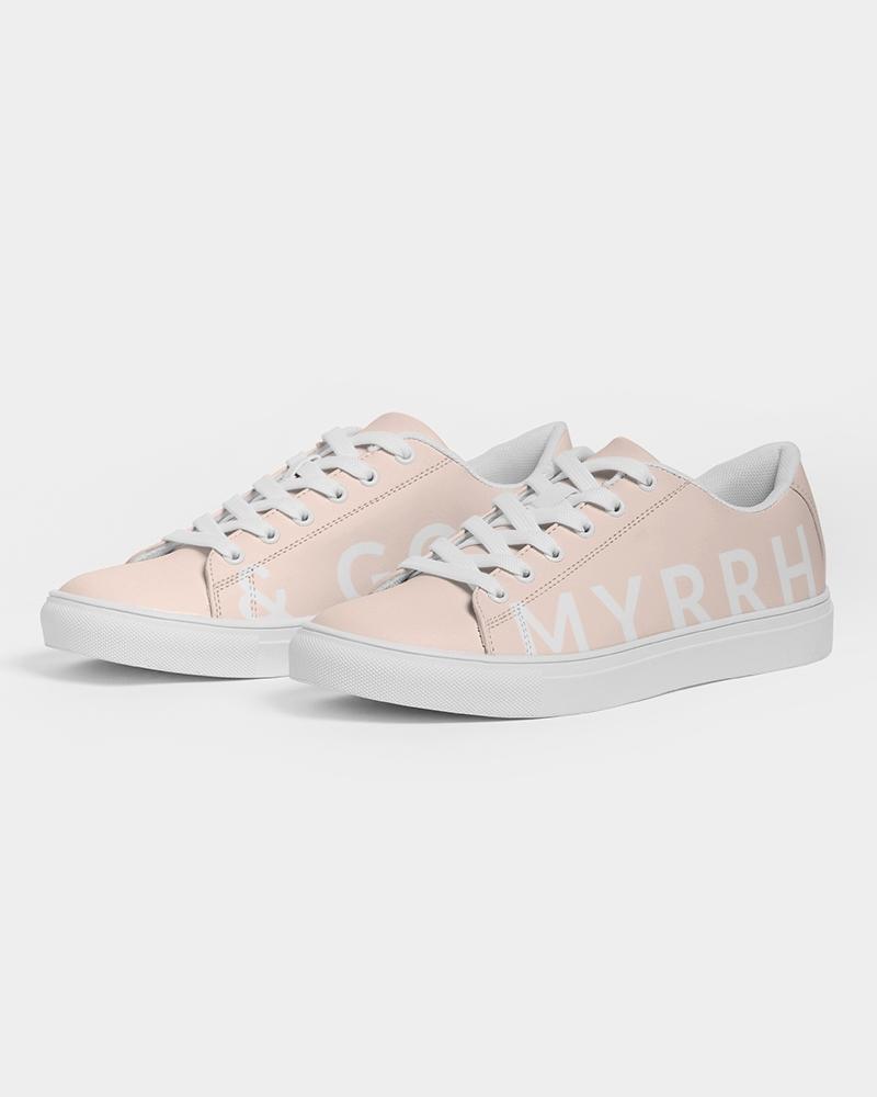 Myrrh Gold Faux Leather Men's Sneaker Champagne Pink