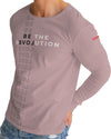 Be the rEVOLution Men's Long Sleeve Tee (Tuscany Pink) Long Sleeve T-Shirt Myrrh and Gold 