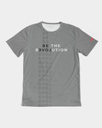 Be the rEVOLution Men's T-Shirt (Grey) T-Shirt Myrrh and Gold 