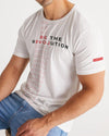 Be the rEVOLution Men's T-Shirt (White) T-Shirt Myrrh and Gold 