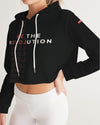 Be the rEVOLution Women's Cropped Hoodie (Black) Hoodie Myrrh and Gold 