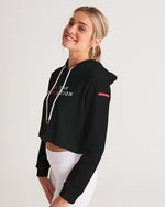 Be the rEVOLution Women's Cropped Hoodie (Black) Hoodie Myrrh and Gold 