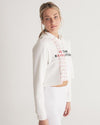 Be the rEVOLution Women's Cropped Hoodie (White) Hoodie Myrrh and Gold 