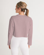 Be the rEVOLution Women's Cropped Sweatshirt (Tuscany Pink) Pullover Myrrh and Gold 