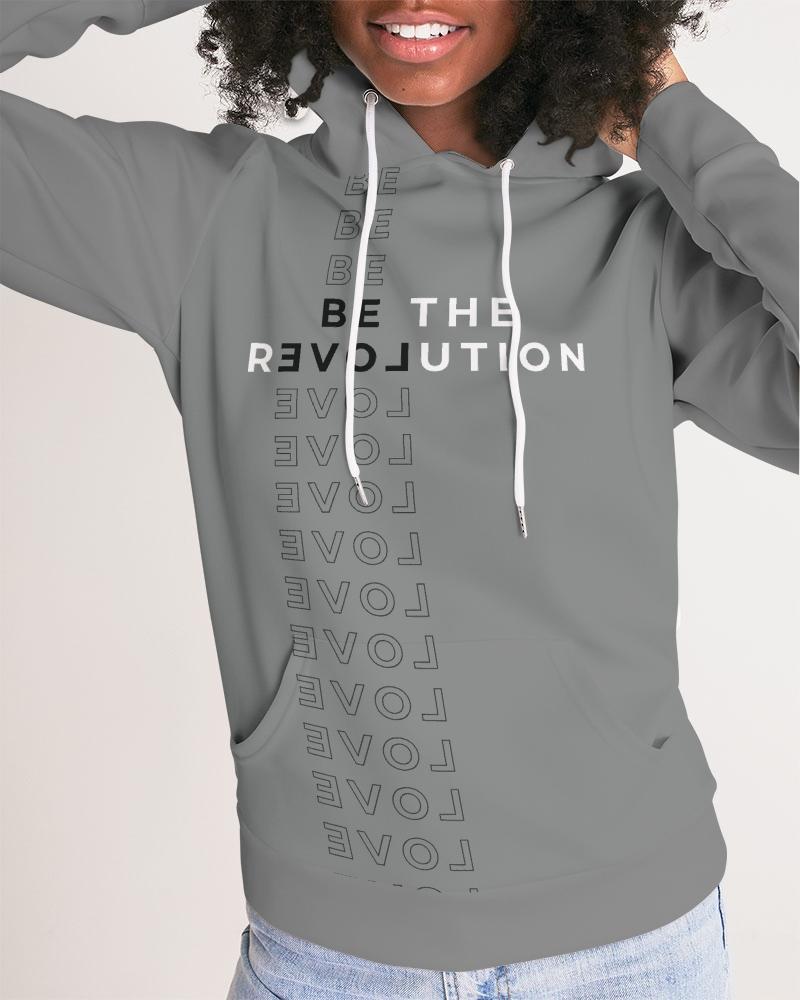 Be the rEVOLution Women's Hoodie (Grey) Hoodie Myrrh and Gold 