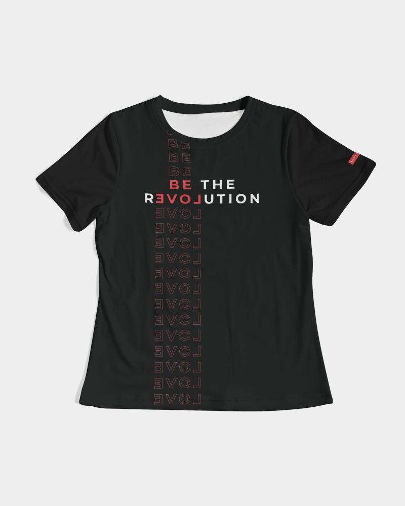 Be the rEVOLution Women's T-Shirt (Black) T-Shirt Myrrh and Gold 