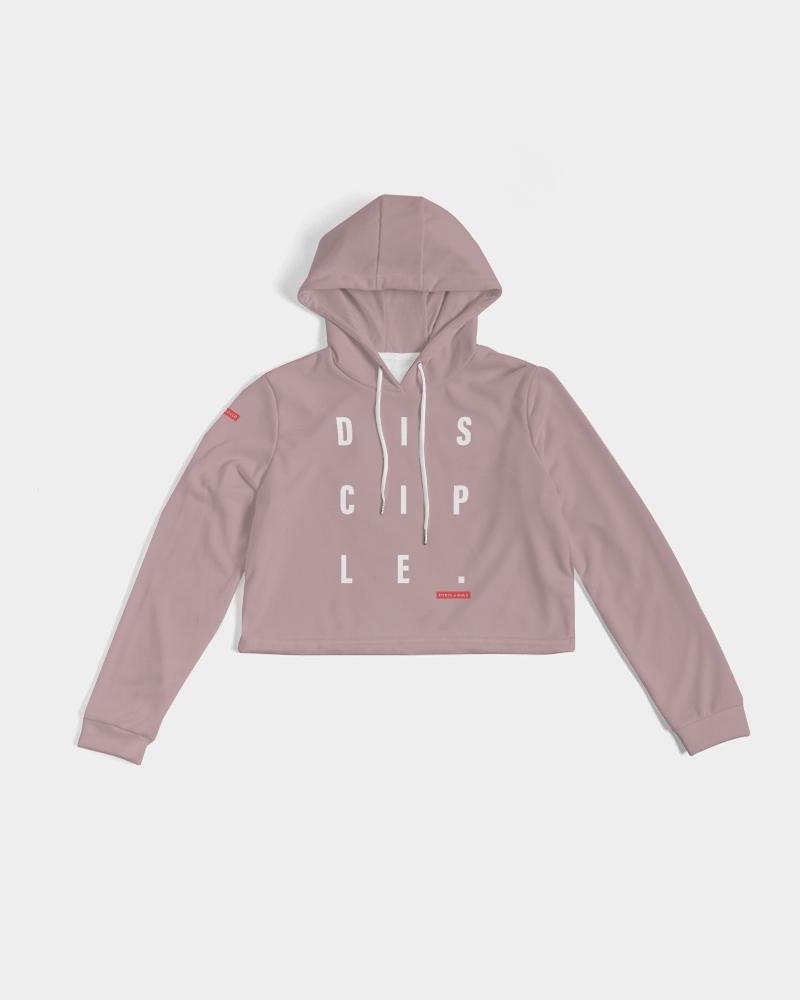 Disciple Women's Cropped Hoodie (Tuscany Pink) Cropped Hoodie Myrrh and Gold 