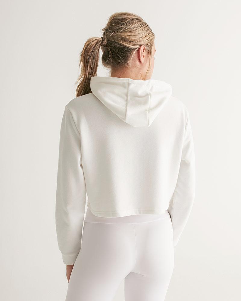 Disciple Women's Cropped Hoodie (White) Cropped Hoodie Myrrh and Gold 