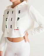 Disciple Women's Cropped Hoodie (White) Cropped Hoodie Myrrh and Gold 