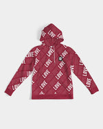 Faith Hope Love Men's Hoodie (Burgundy) Hoodie Myrrh and Gold 