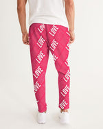 Faith Hope Love Men's Joggers (Radical Red) Joggers Myrrh and Gold 