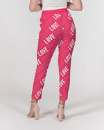 Faith Hope Love Women's Belted Tapered Pants (Radical Red) Pants Myrrh and Gold 