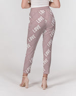 Faith Hope Love Women's Belted Tapered Pants (Tuscany Pink) Pants Myrrh and Gold 