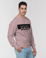 Faithfully Bold Boxed Men's Pullover (Tuscany Pink) Pullover Myrrh and Gold 
