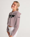 Faithfully Bold Boxed Women's Cropped Hoodie (Tuscany Pink) Cropped Hoodie Myrrh and Gold 