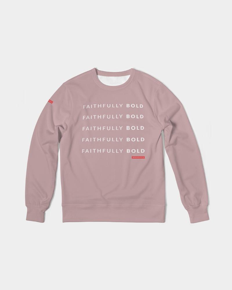 Faithfully Bold Men's Pullover (Tuscany Pink) Pullover Myrrh and Gold 