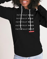 Faithfully Bold Women's Hoodie (Black) Hoodie Myrrh and Gold 