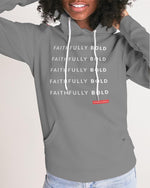 Faithfully Bold Women's Hoodie (Grey) Hoodie Myrrh and Gold 
