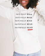 Faithfully Bold Women's Hoodie (White) Hoodie Myrrh and Gold 
