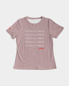 Faithfully Bold Women's T-Shirt (Tuscany Pink) T-Shirt Myrrh and Gold 