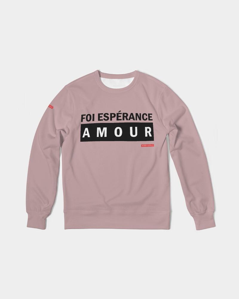 Foi Esperance Amour Men's Pullover (Tuscany Pink) Pullover Myrrh and Gold 