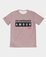 Foi Esperance Amour Men's T-Shirt (Tuscany Pink) T-Shirt Myrrh and Gold 