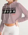 Foi Esperance Amour Women's Cropped Hoodie (Tuscany Pink) Cropped Hoodie Myrrh and Gold 