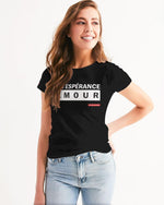 Foi Esperance Amour Women's T-Shirt (Black) T-Shirt Myrrh and Gold 