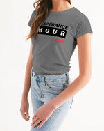 Foi Esperance Amour Women's T-Shirt (Grey) T-Shirt Myrrh and Gold 