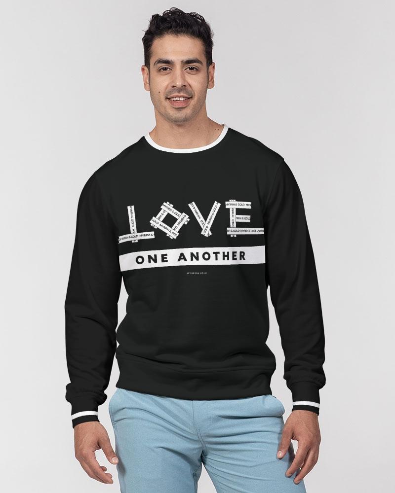 Love One Another Men's Pullover Pullover Myrrh and Gold 