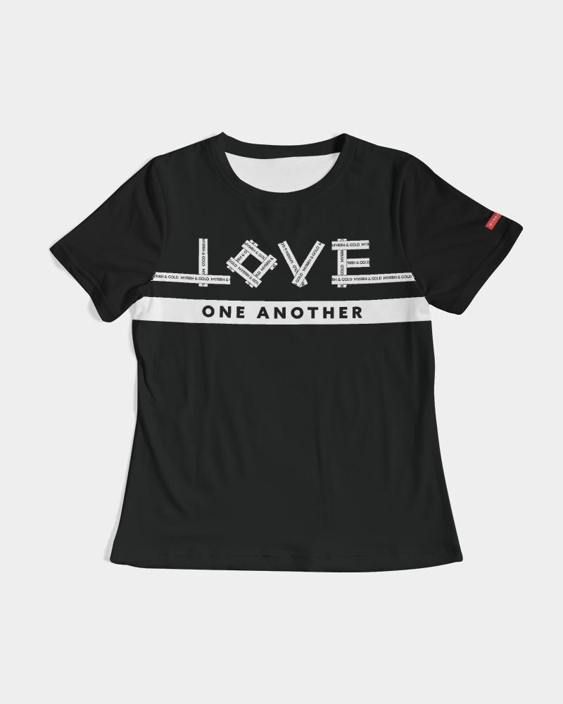 Love One Another Women's Crew Neck T-Shirt T-Shirt Myrrh and Gold 