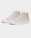 Tops-AOP_Champagne-Pink---SHOES Men's Hightop Canvas Shoe men shoes Myrrh and Gold 