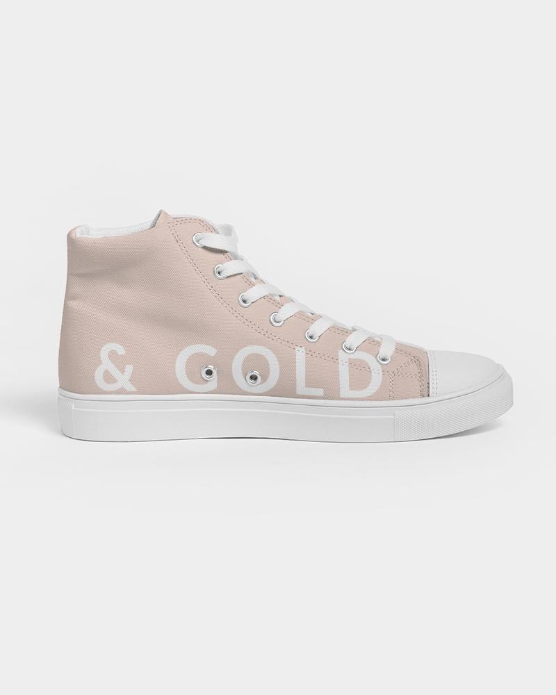 Myrrh Gold Men's High Top Sneaker Champagne Pink