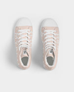 Tops-AOP_Champagne-Pink---SHOES Women's Hightop Canvas Shoe women shoes Myrrh and Gold 