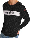 Royalty-v9ab---black Men's Long Sleeve Tee cloth Myrrh & Gold 