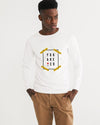 You are Loved Men's Graphic Sweatshirt (White) Pullover Myrrh and Gold XS 
