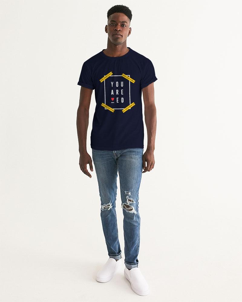 You are Loved Men's Graphic Tee (Blue) T-Shirt Myrrh and Gold 