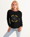 You are Loved Women's Graphic Sweatshirt (Black) Pullover Myrrh and Gold XS 